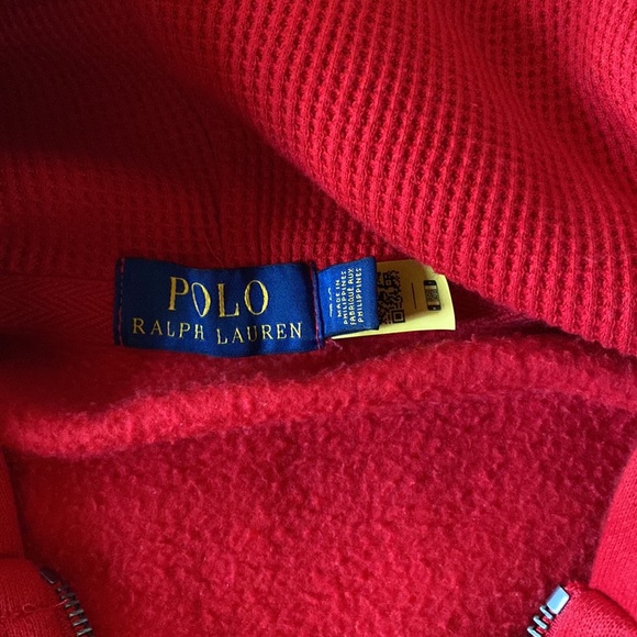 Ralph Lauren RED ZIP UP - Picture 3 of 3